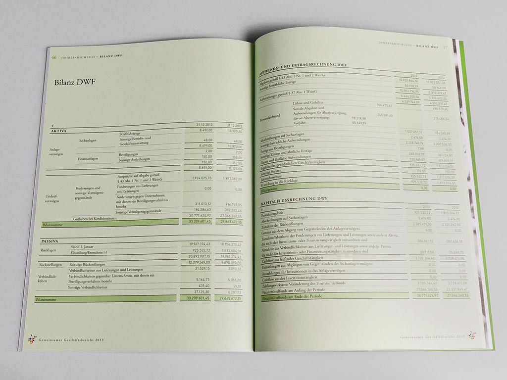 Geschäftsbericht, Concept Frankfurt Werbeagentur GmbH